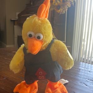 Nat and Jules cluck rooster plush toy motion moving and sound NWT 11 in tall